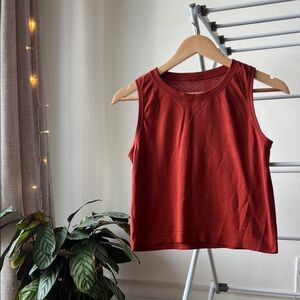 Lululemon Red Sleeveless Tank
